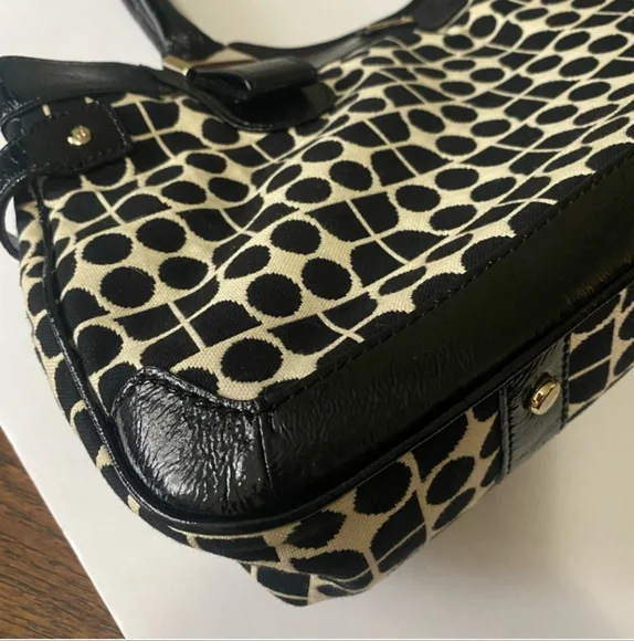 Kate Spade Vintage Rare Black & Yellow Handbag (EUC) - Picture 16 of 16